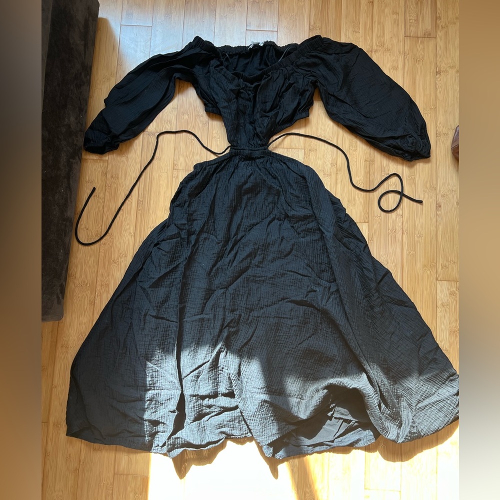 Astr The Label Black Maxi Dress Size L